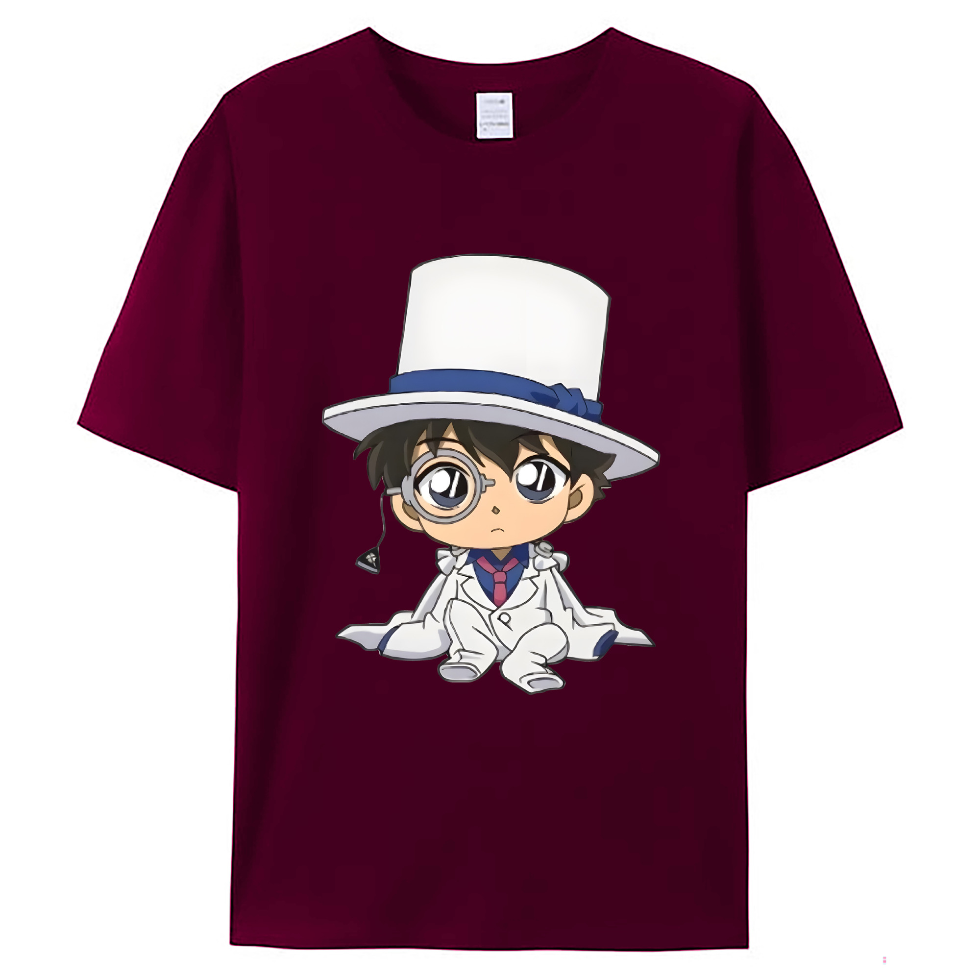 （画像用） 名探偵コナン くろば かいと Detective Conan Kuroba Kaito レディースカジュアルプリントTシャツ（綿100％）